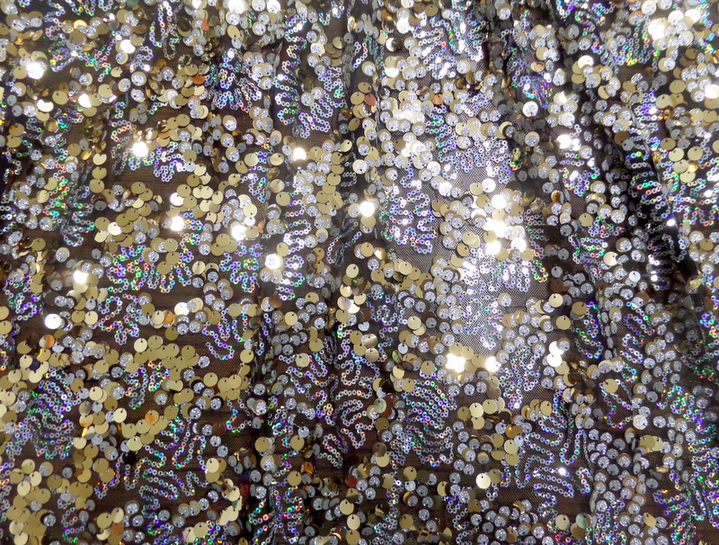 2.Gold-Silver Party Sequins